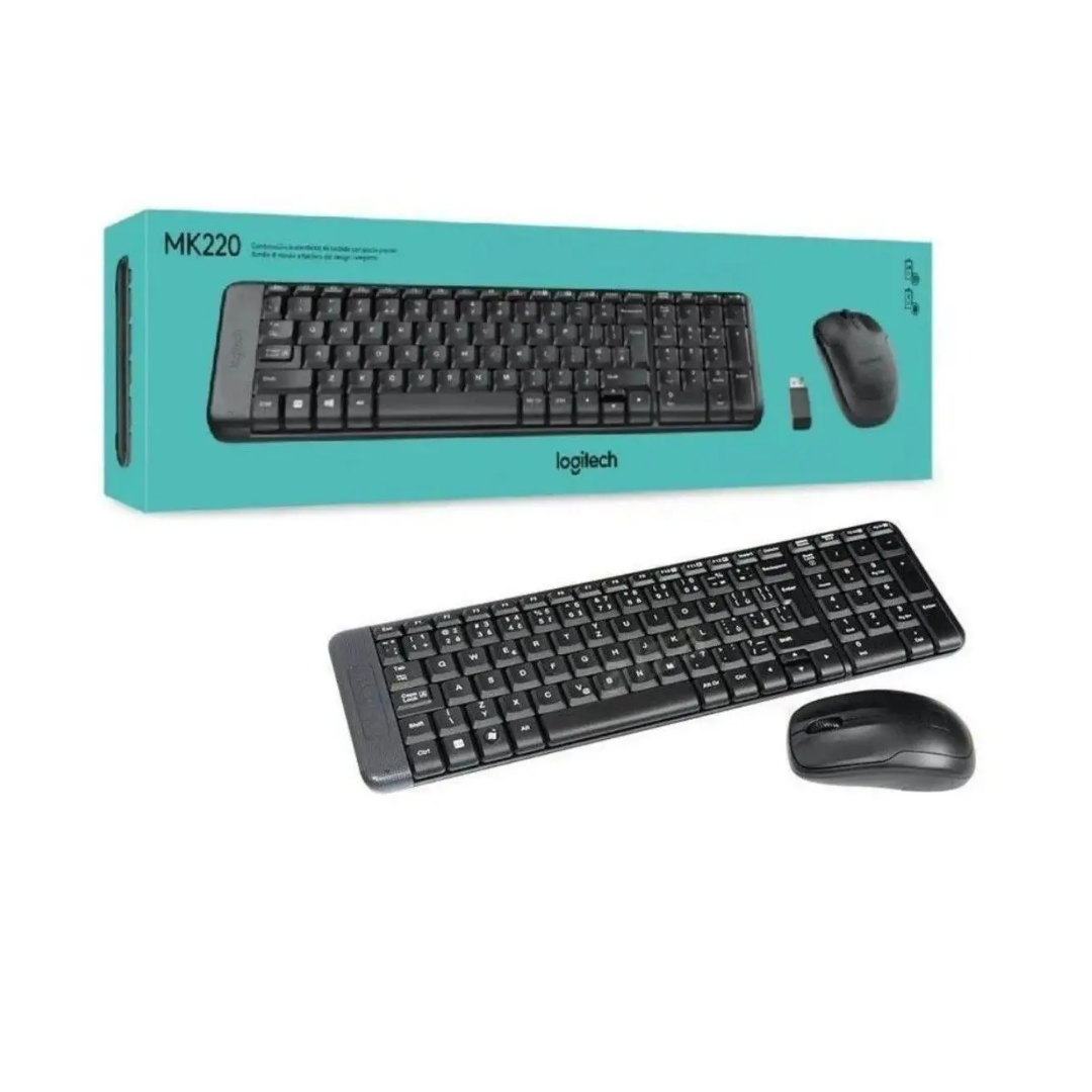 TECLADO + MOUSE LOGITECH MK220 - WIRELESS