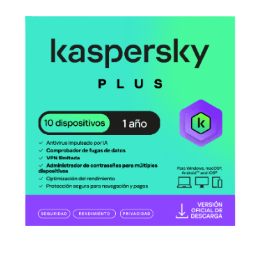 KASPERSKY PLUS - 1 AÑO