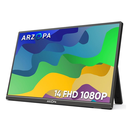MONITOR PORTABLE ARZOPA A1S 14" FHD 60Hz - Mervalika Servicios Informaticos