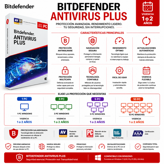 BITDEFENDER ANTIVIRUS PLUS