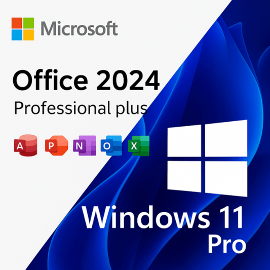 Windows 11 Pro + Microsoft 2024 Profesional Plus OEM
