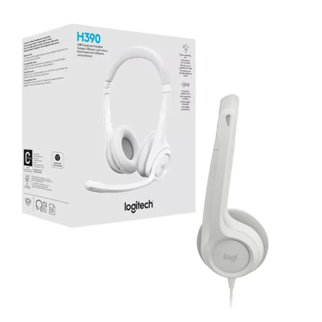 HEADSET LOGITECH H390 CON CABLE USB - Mervalika Servicios Informaticos