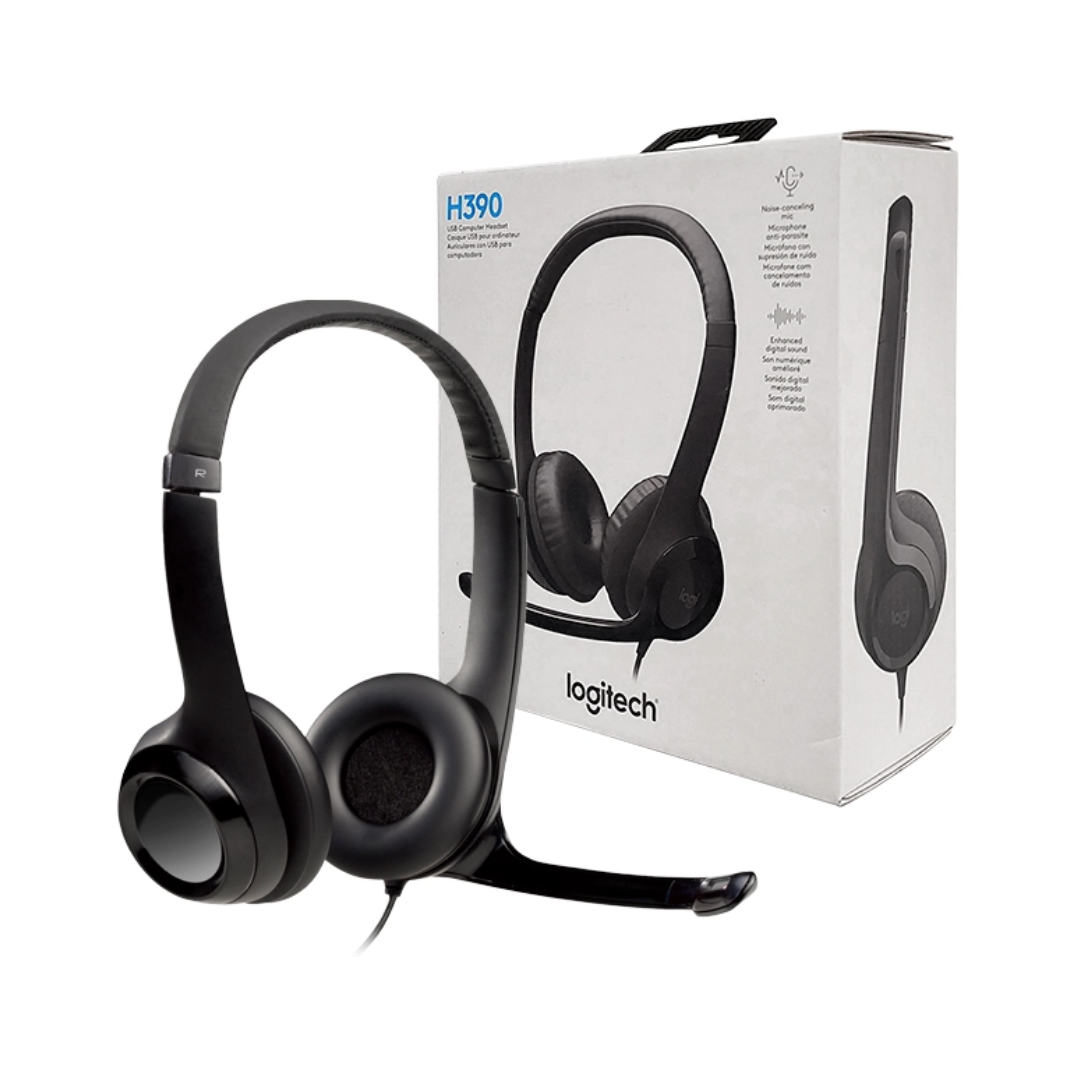 HEADSET LOGITECH H390 CON CABLE USB - Mervalika Servicios Informaticos