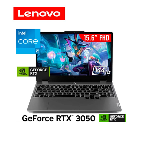 LAPTOP LENOVO LOQ 15IAX9  – INTEL CORE I5-12450H | 16GB RAM | 512GB SSD | 15.6" FHD 144HZ |