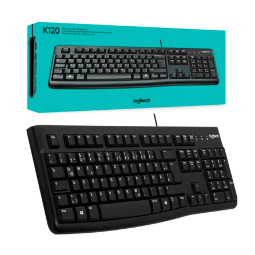 TECLADO LOGITECH K120 USB - Mervalika Servicios Informaticos