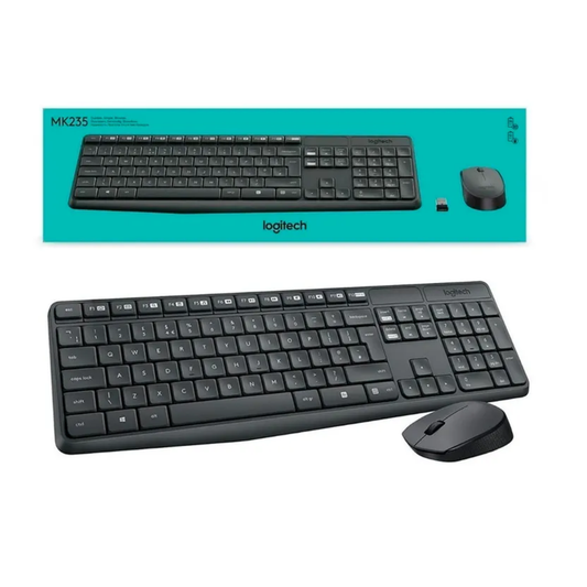TECLADO + MOUSE LOGITECH MK235 - WIRELESS