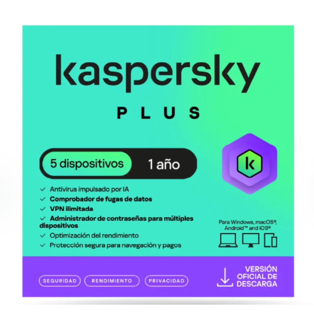 KASPERSKY PLUS - 1 AÑO