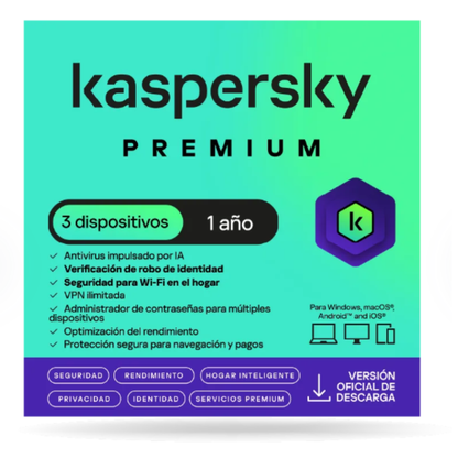 KASPERSKY PREMIUM - 1 AÑO