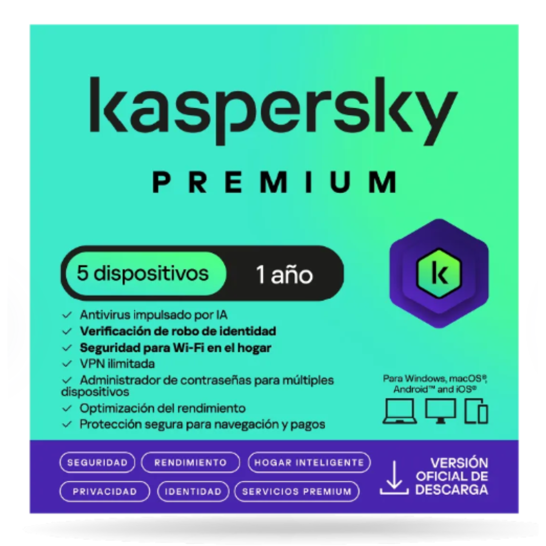KASPERSKY PREMIUM - 1 AÑO