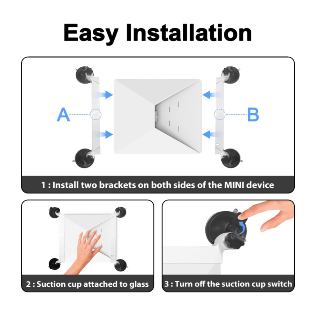 SOPORTE DE VENTOSA PARA STARLINK MINI  – SUCTION MOUNT - Mervalika Servicios Informaticos