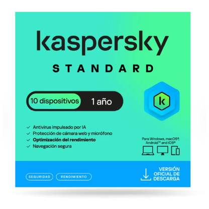 KASPERSKY STANDARD - 1 AÑO