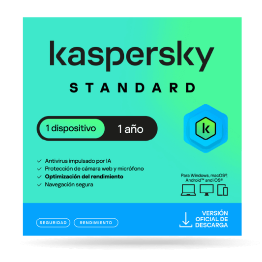 KASPERSKY STANDARD - 1 AÑO