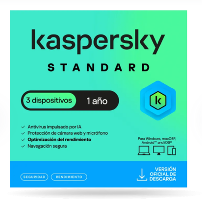 KASPERSKY STANDARD - 1 AÑO