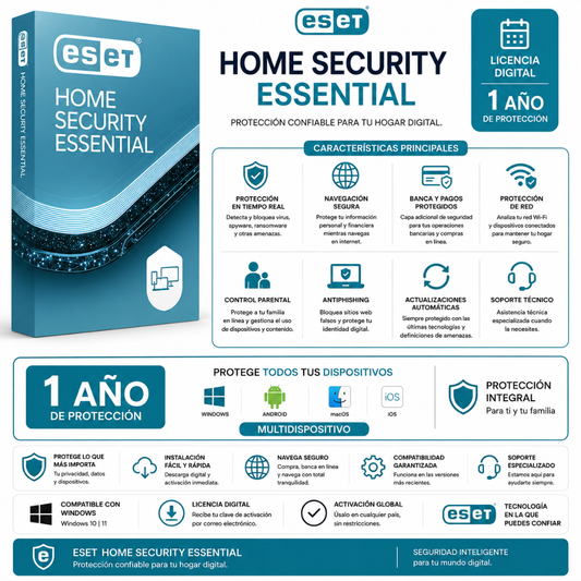 ESET HOME SECURITY ESSENTIALS - Mervalika Servicios Informaticos