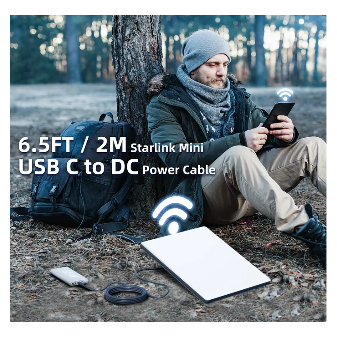CABLE DE ALIMENTACION USB-C IMPERMEABLE PARA STARLINK MINI Starlink Mini - Mervalika Servicios Informaticos